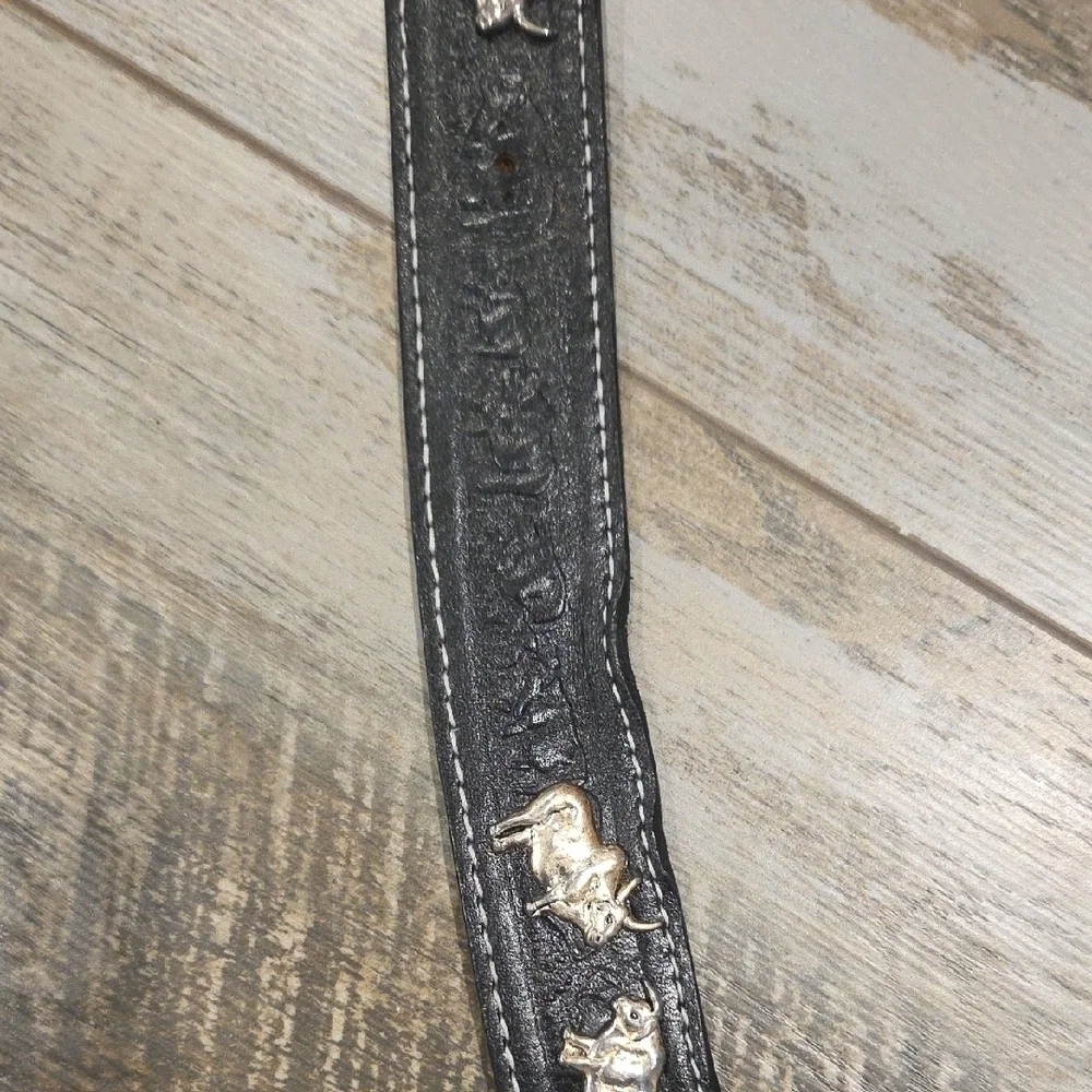 Men's Black Leather Belt